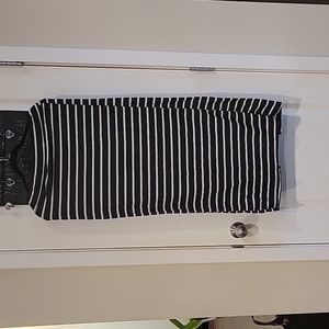 JOE B stripe maxi skirt